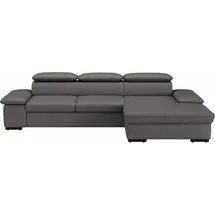 sit&more Ecksofa SIT & MORE "Alcudia L-Form", braun (mocca), B:286cm H:73cm T:174cm, Sofas, Ecksofa, wahlweise mit Bettfunktion