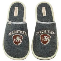 ADELHEID Prachtkerl Filzpantoffel Grau 44