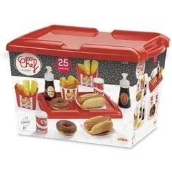 ECOIFFIER 7600002423 Spielgeschirr Box Hot Dog Set