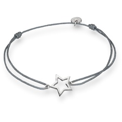 Glanzstücke München Armband Stern Sterling Silber in 15,0 - 22,0 cm, flexibel einstellbar Damen 