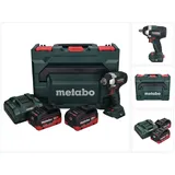 Metabo SSW 18 LT 300 BL Akku Schlagschrauber 18 V 300 Nm Brushless + 2x Akku 5,5 Ah + Ladegerät + metaBOX