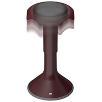 Hokki+® Höhenverstellbarer Bewegungssitz, Rot, Gepolstert, 50 - 68 cm - Rot