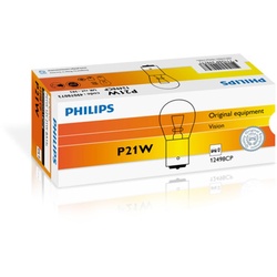 Glühlampe Sekundär PHILIPS P21W Vision 12V, 21W, 10 Stück