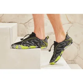 John Devin Sneaker Herren Weite E schwarz/gelb 43