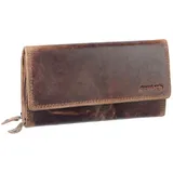 GREENLAND Nature Montana Geldbörse Damen RFID braun