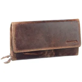 GREENLAND Nature Montana Geldbörse Damen RFID braun