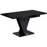 altdecor Esstisch ausziehbar, ideal als Küchentisch, Esszimmertisch - oder Wohnzimmertisch, solide Konstruktion aus Möbelplatte, 120 -160x80x75 c...