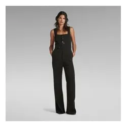 G-Star für Damen. D23559-D400-6484 Jumpsuit Hohe Taille Sprung schwarz (XS), Lässig, Synthetisch, Ärmellos / Hosenträger
