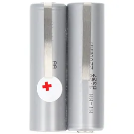 AccuCell Rasiererakku NiMH 2,4V 2200mAh ersetzt z.B. den originalen Akkutyp 138 10609