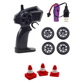 LeanToys RC-Auto Sportwagen Drift CH RTR blau/weiß