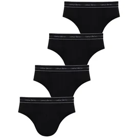 Nur Der 3D-Flex Classic Slips schwarz/weiß XL 4er Pack