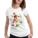 style3 T-Shirt WM 2026 Deutschland Fußball Weltmeisterschaft trikot fahne EM weiß S