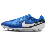 Nike Tiempo Legend 10 Pro Low Top Fußballschuh für normalen Rasen - Blau, 38