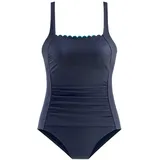 LASCANA Badeanzug Damen navy-türkis, Gr.40 Cup C,