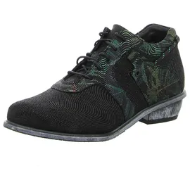 SIMEN Schnürschuh Damen Schwarz/Grün 40