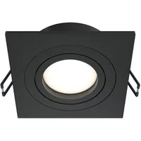 Maytoni Deckenspots Downlight, Schwarz, Metall, 9.2x2.5x9.2 cm, CE, schwenkbar,