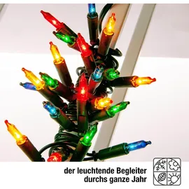 Hellum Mini-Lichterkette Batterie 2,85 m Bunt