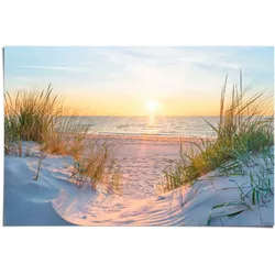 Poster REINDERS "Sonnenuntergang", beige (farbe bild(er): beige), B:91,5cm H:61cm T:0,1cm, Papier, Bilder