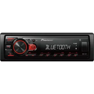Pioneer MVH-230BT 1DIN Bluetooth Autoradio mit USB-Eingängen, Smartphone-Konnektivität, Freisprecheinrichtung