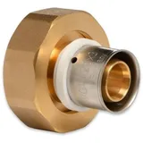 Selfio Aluverbund Pressfitting Übergangsverschraubung Innengewinde 26 x 3 - 1 1/2" TH + U Kontur Fitting