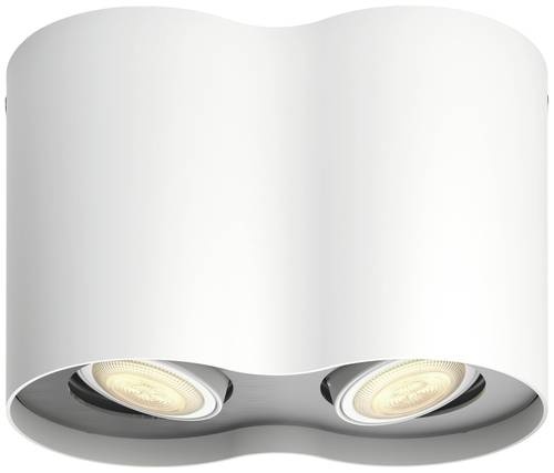 Philips Lighting Hue LED-Deckenstrahler 871951433846300 Hue White Amb. Pillar Spot 2 flg. weiß 2x35