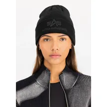 Alpha Industries 3D Beanie Schwarz