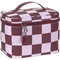 Lässig Baby Wickeltisch Organizer Windel-Organizer to Go/Casual Nursery Caddy To Go deep red/lavender