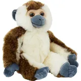 WWF Plüschtier - Affenbaby dunkelbraun (23cm) Kuscheltier Stofftier lebensecht Affe Äffchen