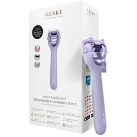 geske MicroNeedle Face Roller | 9 in 1, Lila