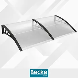 OEM Vordach 150 x 100 cm transparent