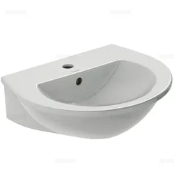 Duravit Darling New Waschtisch Waschbecken 262155, Badkeramik, weiß mit wondergliss