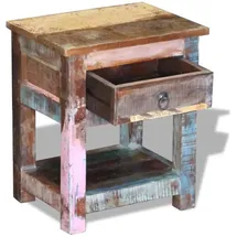 vidaXL Beistelltisch Braun Altholz 43 x 33 x 51 cm