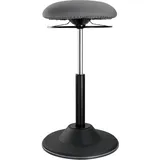 Logilink Fitness-Hocker EO0022 Stoff Grau