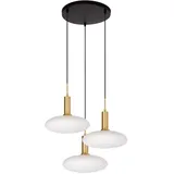 LUCIDE Singala 3-flg. 30 cm rund gold matt