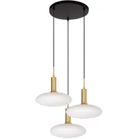LUCIDE Singala 3-flg. 30 cm rund gold matt