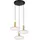 LUCIDE Singala 3-flg. 30 cm rund gold matt