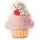 NICI Cupcake & Einhorn 60 cm Weiß