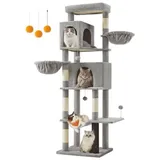 Songmics Kratzbaum XXL grau