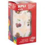 Apli Kids Stickerrolle 360 Stück Bäume/Früchte