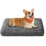 FEANDREA Hundebett, Hundekissen M-XXL,flauschige, Plüsch, waschbar L