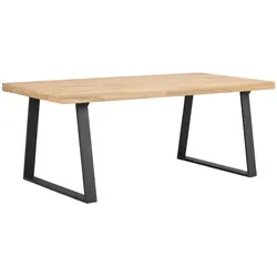Esstisch Brooklyn, Trapez-Gestell, 170cm, Natur
