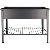 Esschert Design Hochbeet L 100 x 80 x 80 cm Anthrazit