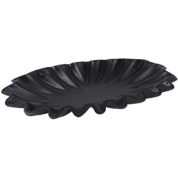 TABLE PASSION Ovale Schale Rosalie schwarz 41x25x5 cm Tisch Passion Oval Aluminium Tisch Passion 25x41 cm