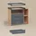 livinity® Wickelkommode Torino 113 x 100 cm Anthrazit/Sonoma