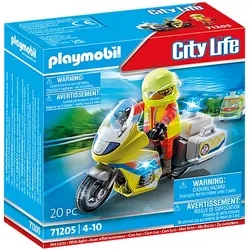 PLAYMOBIL City Life Notarzt-Motorrad mit Blinklicht, Aktion/Abenteuer, 4 Jahr(e)
