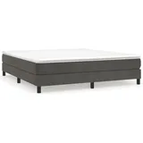 vidaXL Boxspringbettgestell 180 x 200 cm Dunkelgrau