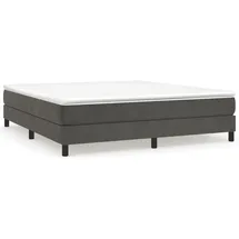 vidaXL Boxspringbettgestell 180 x 200 cm Dunkelgrau