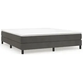 vidaXL Boxspringbettgestell 180 x 200 cm Dunkelgrau