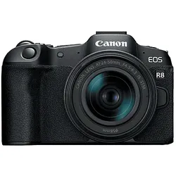 CANON EOS R8 Kit Spiegellose Systemkameras mit Objektiv 24-50 mm, 7,5 cm Display, WLAN