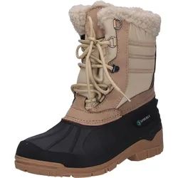 Nora Spirale Winterstiefel Tina braun gefüttert Gr. 37 36